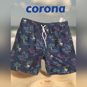 New Corona Pelican Swim Trunks Men size Small